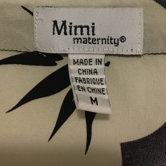 Mimi Maternity Silk Sleeveless Belted Top Size M - Picture 5 of 5